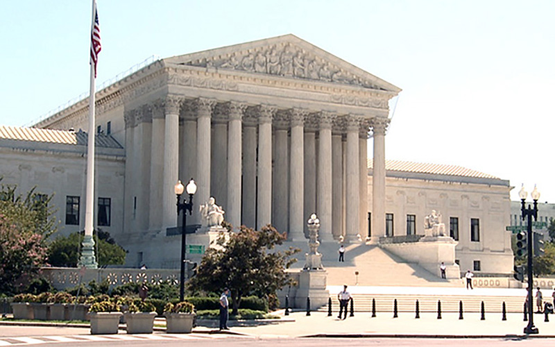 Supreme Court facade wide