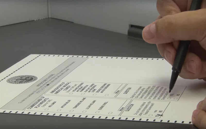 Ballot photo
