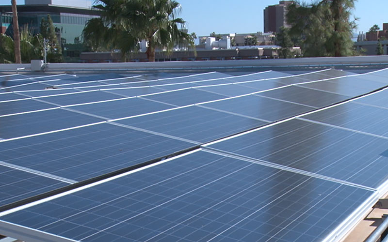 Solar panels photo