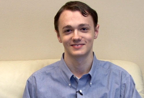 Riley Danler, student at Primaver Online High School, creator of the Arizona High School Citizen App. (Photo by Alexis Dominguez/Cronkite News)