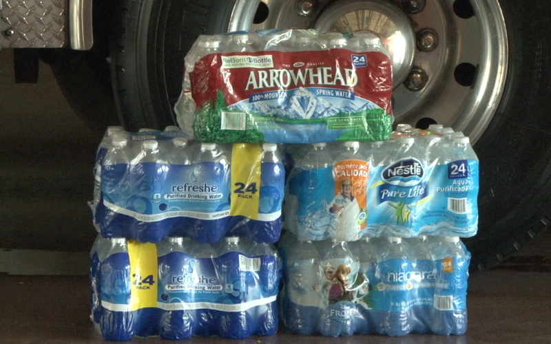 water bottles