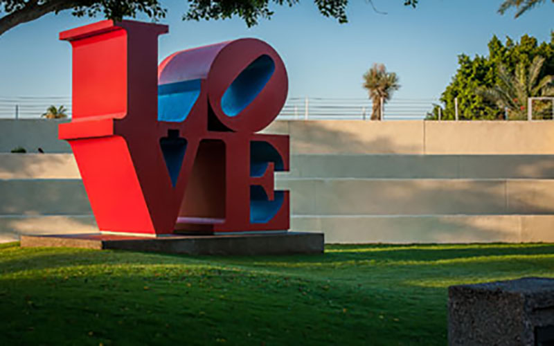 LOVE sculpture