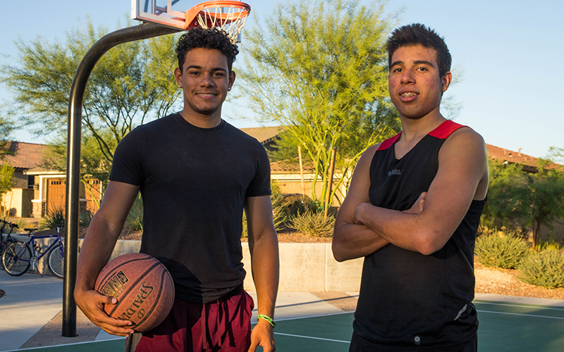 Luis Velasquez and Robinson Dominguez