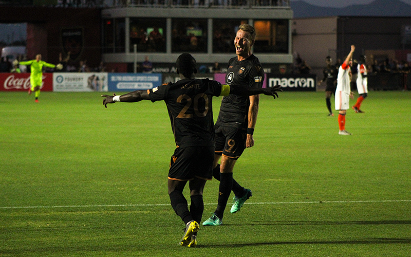 Phoenix Rising's Adam Jahn and Solomon Asante