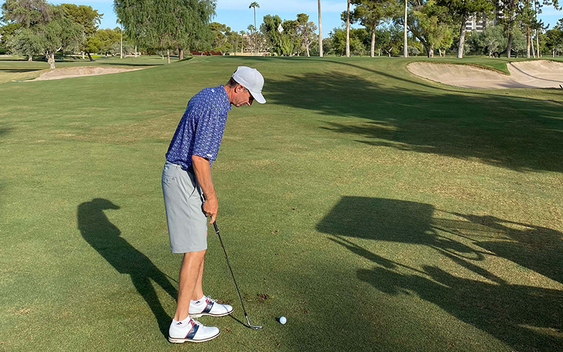 Steven Alker leads the the Charles Schwab Cup money list with $3.3 million in earnings. (Photo by Conor Bonfiglio/Cronkite News)