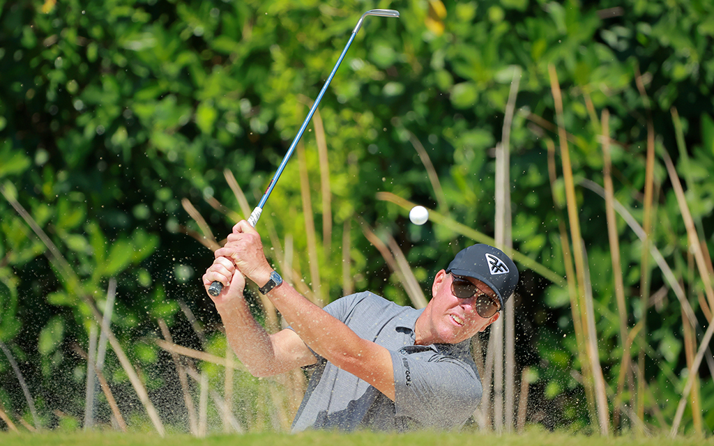Former Arizona State Sun Devil Phil Mickelson, who made the controversial jump from the PGA Tour to Liv Golf, returns to Tucson with "fond memories" of his first professional win in 1991. (Photo by Hector Vivas/Getty Images)