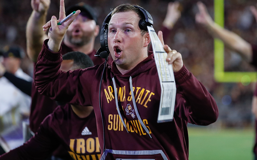 ASU Head Coach Kenny Dillingham Calling Plays
