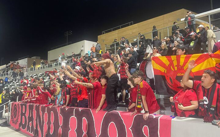Phoenix Rising fans at game.