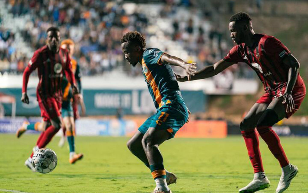 Phoenix rising during a match.