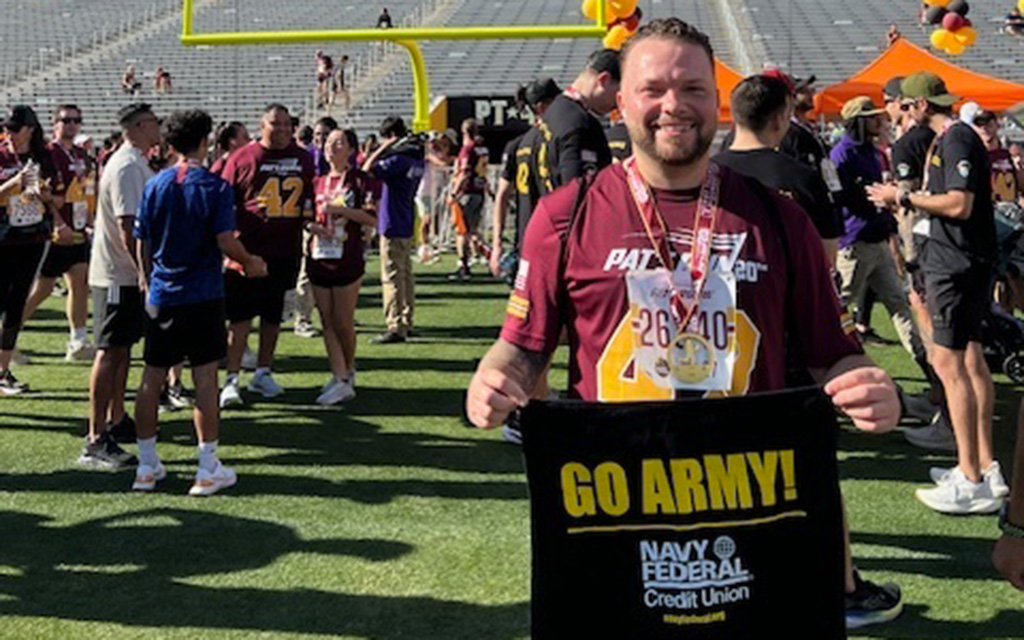 Pat's Run commemorates Tillman's sacrifice and service, reminding participants of his courage and selflessness. (Photo by Josh Amick/Cronkite News)