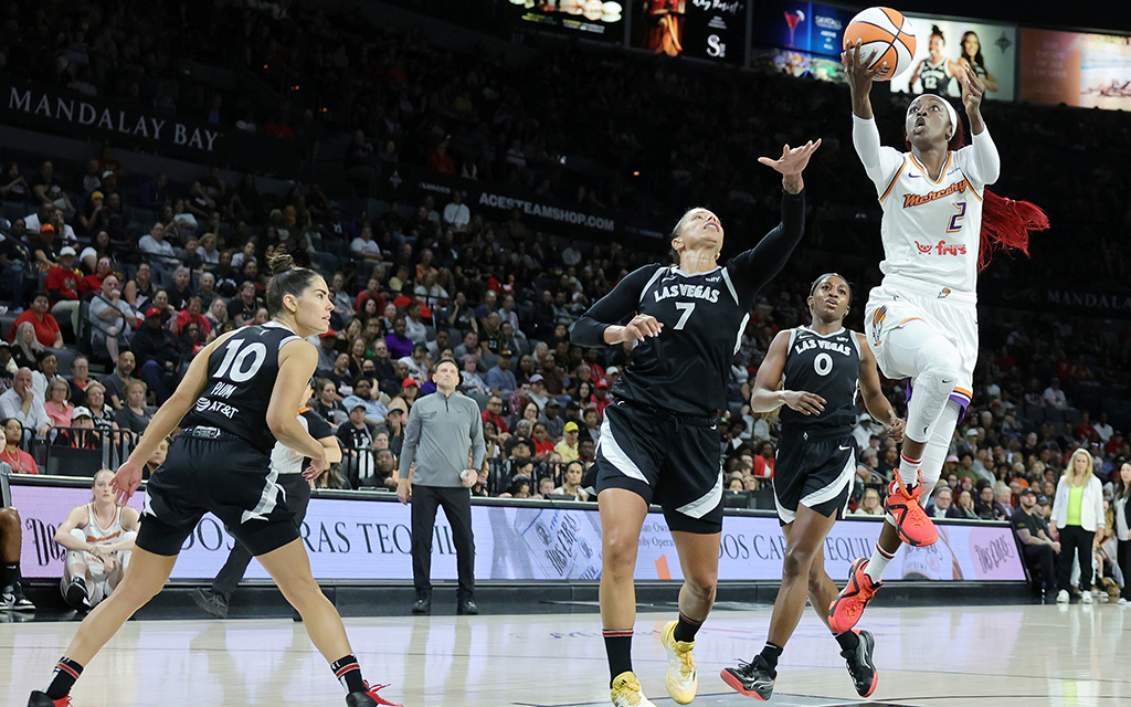 Kahleah Copper is averaging 31.3 points per game for the Phoenix Mercury and is a key to their strong 2-1 start. (Photo by Ethan Miller/Getty Images)