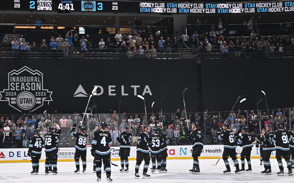 Utah Hockey Club on the ice